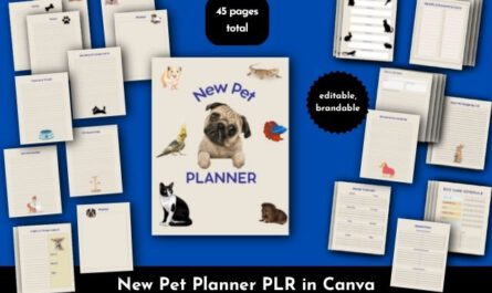 new pet planner pages