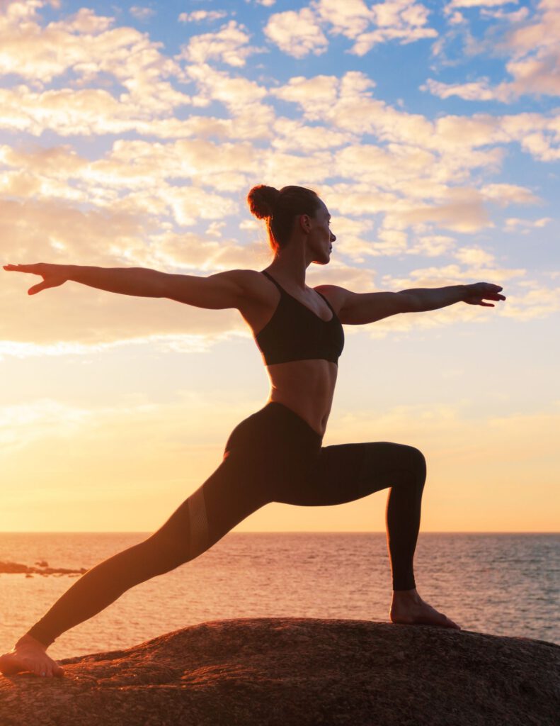 warrior pose