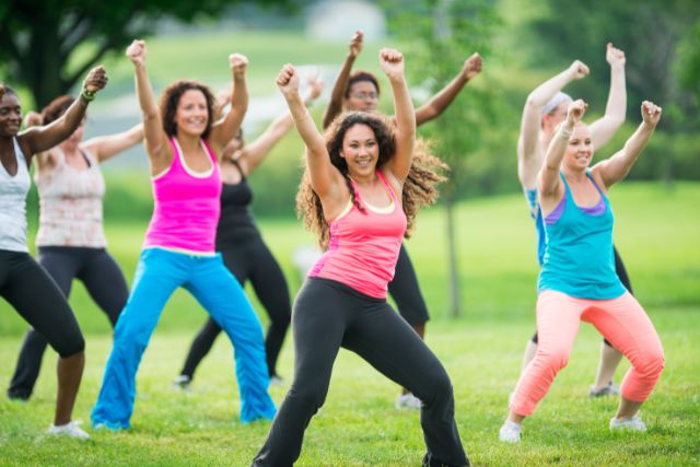 fitness planner and tracker kit in canva