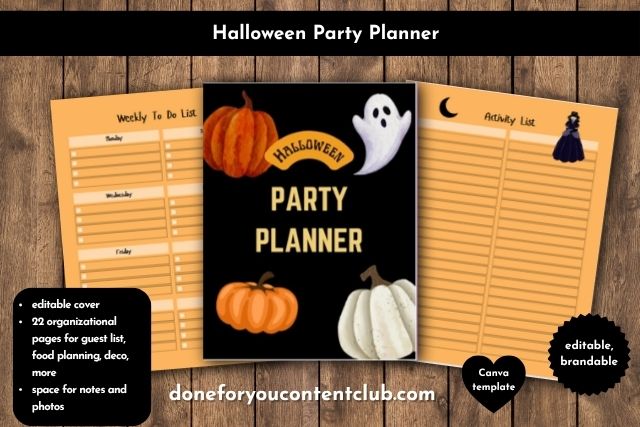 Halloween Party Planner