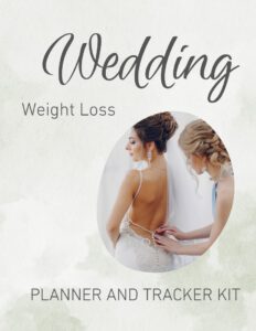 wedding weight loss planner and tracker kit plr