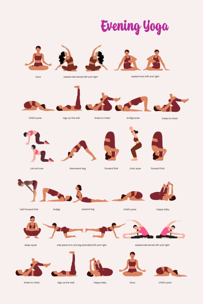 yoga flow graphics plr private label rights social graphics in canva pinterest instagram blogs more